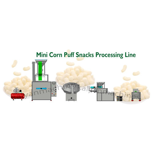 Mini Corn Puff Snacks Processing Line