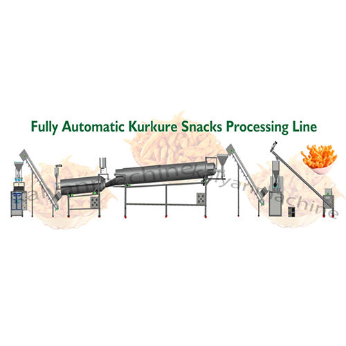 Fully Automatic Baked Kurkure Snacks Processing line