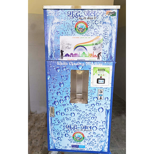100 Lph Water Vending Machine Coin And Card