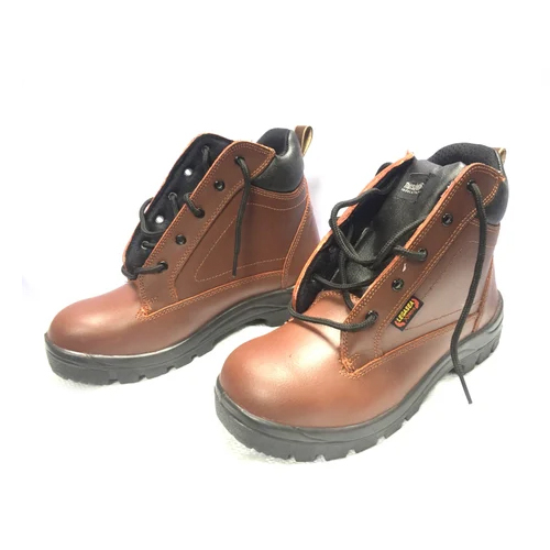 Leather Cold Room Shoes - Color: Brown