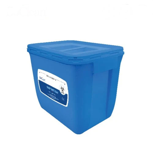 Blue Sharps Container Size: 10 Ltrs.