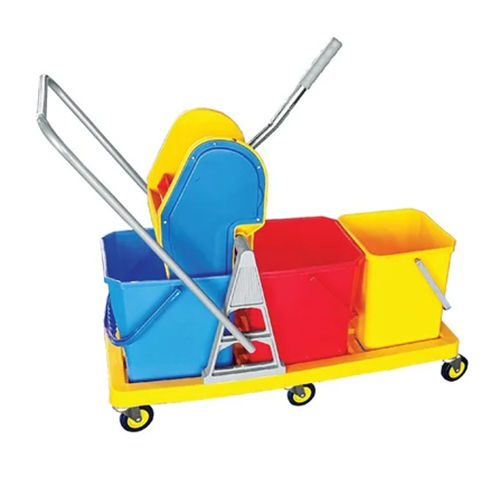 SoClean Wringer Mopping Trolleys 3 Buckets