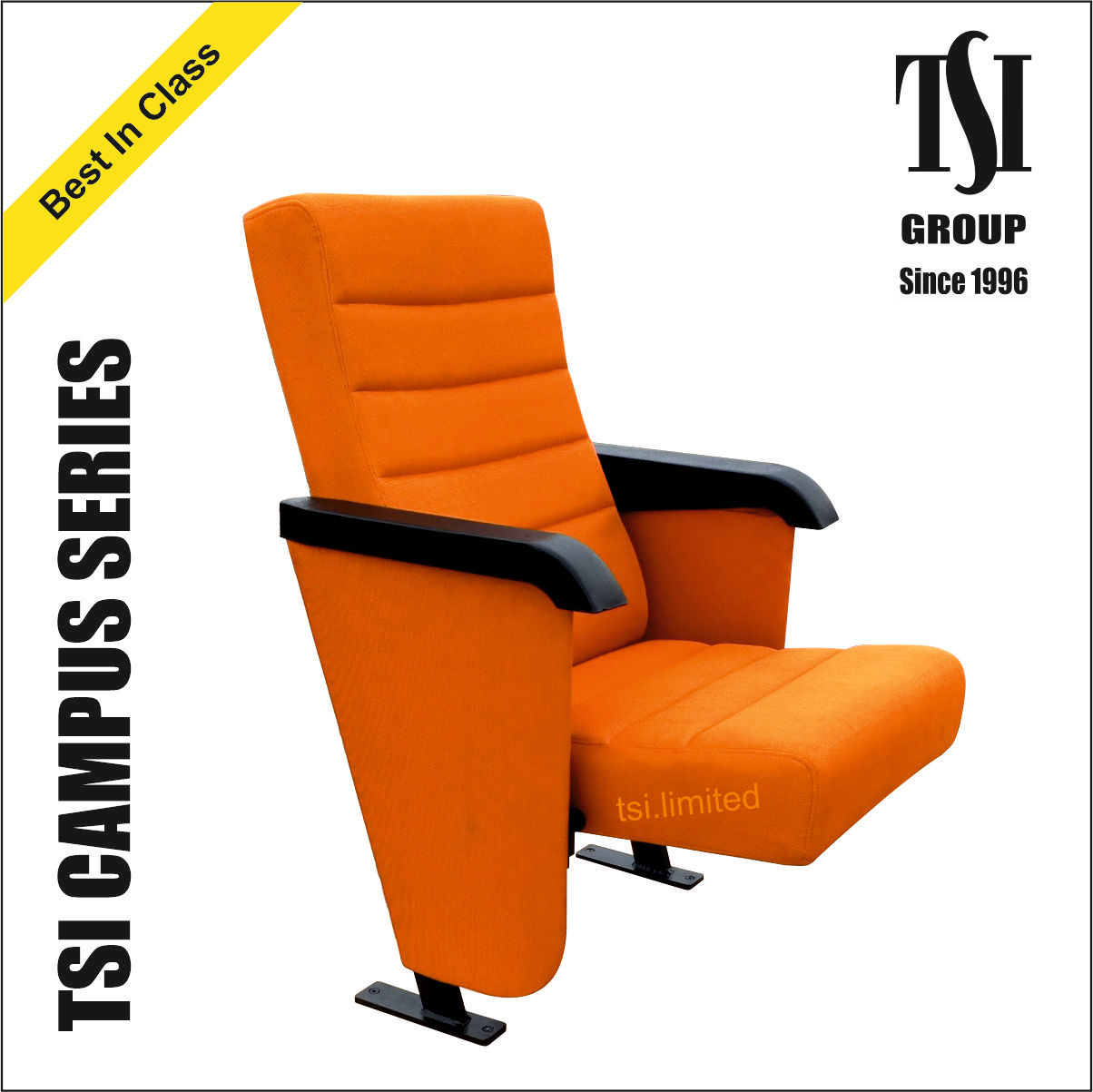 Tsi Campus Series Auditorium Chairs - Color: Yellow