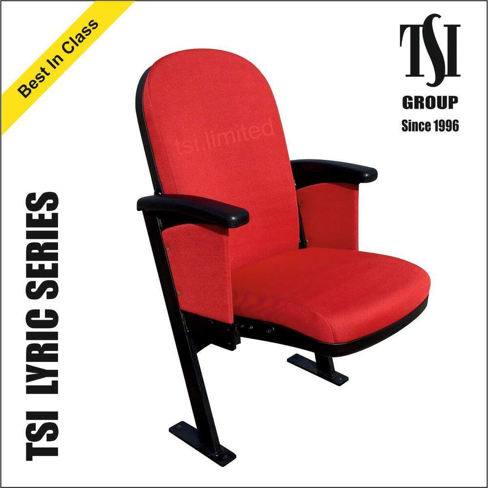 Black And Red Tsi Lyric Series Auditorium Chairs