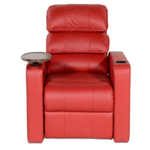 Modern Leather Recliner Chair With Writing Pad & Cup Holder - Perfect For Home Office Or Relaxation - Application: Industrial