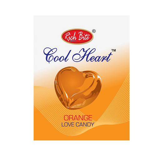 Richbite Cool Heart Orange Love Candy