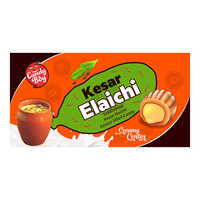 Candyboy Kesar Elaichi Center Filled Candy - Solid, Eggless, Ball-shaped | Infused With Rich Elaichi & Kesar Flavors, Perfect For Savoring Traditional Indian Tastes