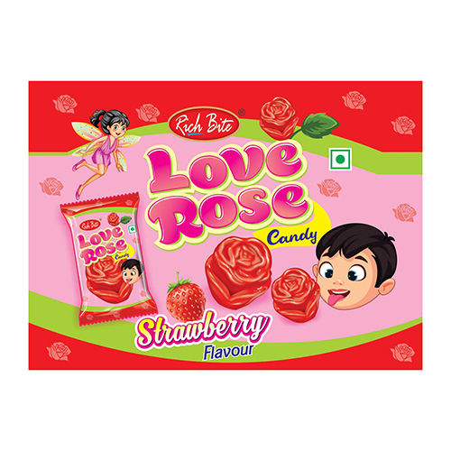 Love Rose Strawberry Flavour Candy