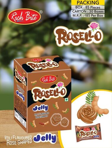 Rosello Imli Flavoured Rose Shaped Jelly Candy