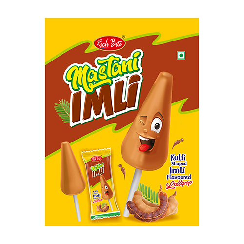 Mastani Imli Flavoured Kulfi Shaped Lollipop