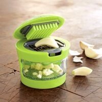 Garlic Cutter Green Kalyan - Plastic Material, Different Sizes Available | Vibrant Green Color, Efficient Garlic Chopping Solution