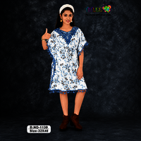 Girls Fancy Kaftan Dress - Color: Multicolor