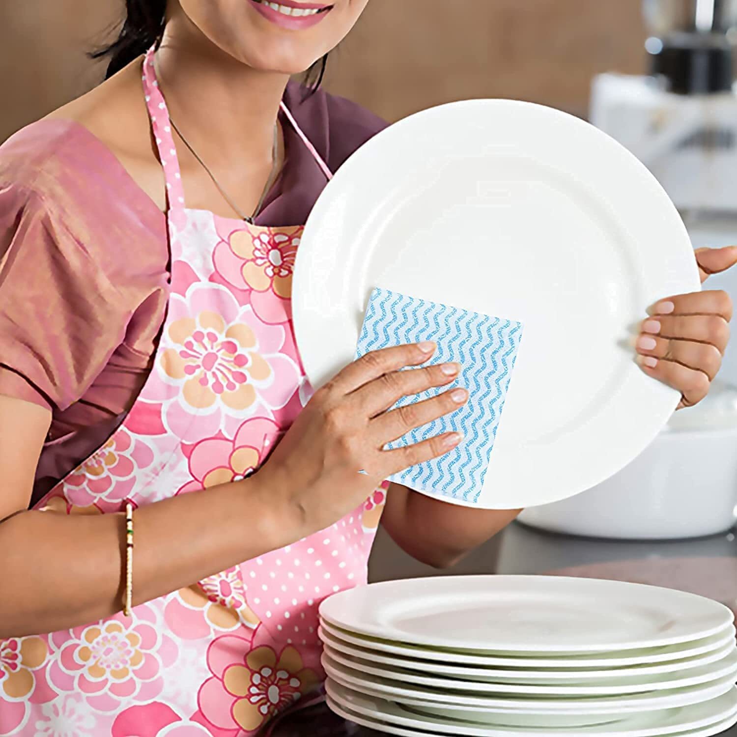 Kitchen Tissue roll Cleaning Wipes Washable and Reusable Quick Dry Dish Towels for Home and Kitchen Cleansing Super Absorbent soft  hygienic