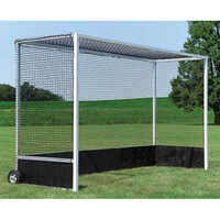 Black Sportsense Hockey Goal Post Movable