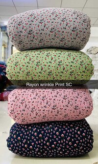 rayon wrinkle fabric