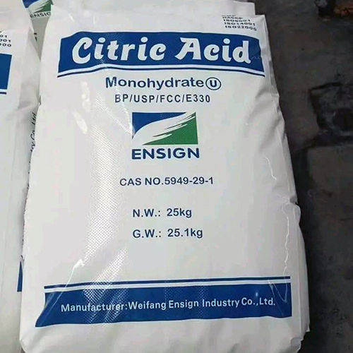 White Citric Acid Monohydrate And Ahydrous