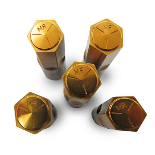 Golden-Silver Customized Hexagon Punch With Letter Marks