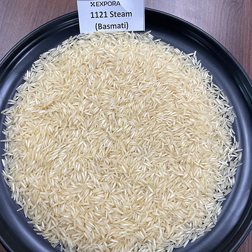1121 Steam Basmati Rice - Organic Long Grain, White Color, 95% Purity, Dried, 24 Months Shelf Life | Delicate Aroma, Non-Sticky Texture, Versatile for Culinary Applications