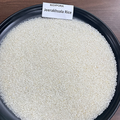 White Jeerakasala Rice - Organic Short Grain, White, 14% Moisture, 95% Purity, 5% Broken Grains | Carefully Dried for Optimal Texture and Flavor