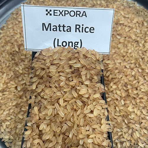 Long Grain Matta Rice - 95% Purity, Brown Color, Organic Cultivation | 5% Broken Grains, 2% Damaged Grains, 24 Months Shelf Life, Dried, Long Grain Size