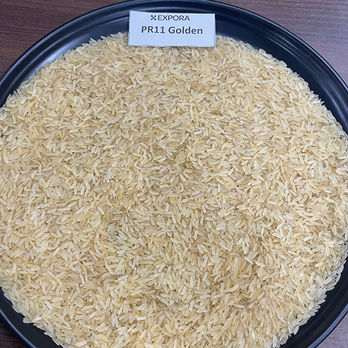 PR11 Long Grain Golden Rice - Organic, 95% Purity, 12.5% Moisture | Non-Sticky Texture, 24 Months Shelf Life, Versatile for All Dishes