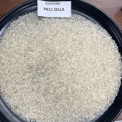 PR11 White Sella Rice - 25% Purity, 1.5% Broken, Organic | Dried, Low Damage 1%, 24-Month Shelf Life