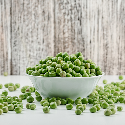 Frozen Peas - 500 Grm, Green Seed Form | Freeze-Dried, Versatile Ingredient for Soups, Stews, Casseroles, and Stir-Fry Dishes