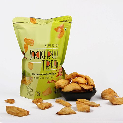 Fresh Vacuum Cooked Jackfruit Chips - 50 Grm | Natural Sweetness, 99% Purity, Resealable Packet for On-the-Go Snacking, Versatile Topping