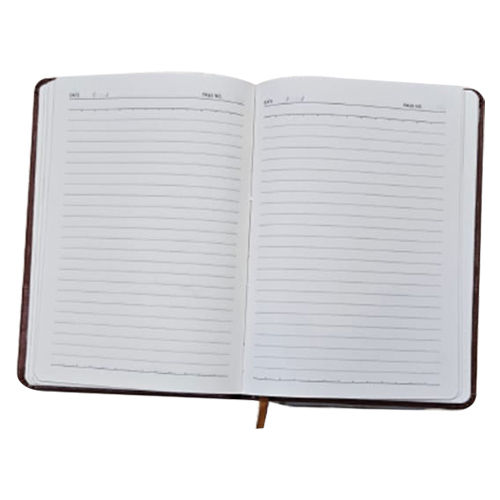 White Ruled Page Notebook