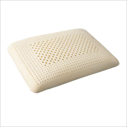 Cream Natural Latex Slim Pillow