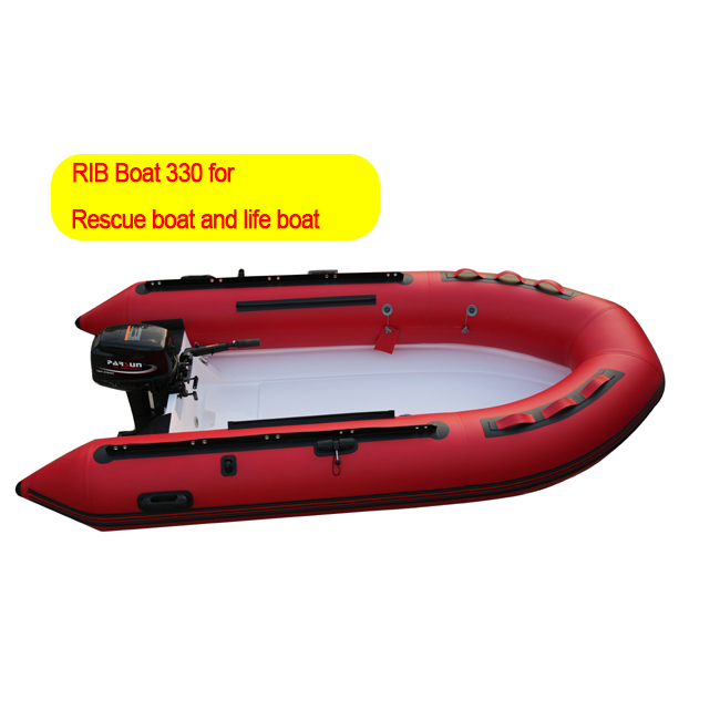 Rescue boats series RIB boat Rigid infatlable boat 330cm 10.8ft