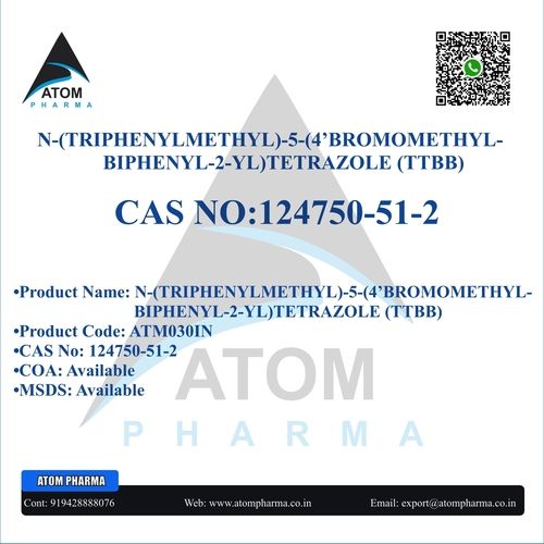 N-(Triphenylmethyl)-5-(4 Bromomethyl-Biphenyl-2-Yl)Tetrazole (Ttbb) Intermediate Cas No: 124750-51-2