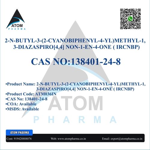 2 N BUTYL 3  2 CYANOBIPHENYL 4 YL  METHYL 1 3 DIAZASPIRO 4 4  NON 1 EN 4 ONE   IRCNBP  INTERMEDIATE