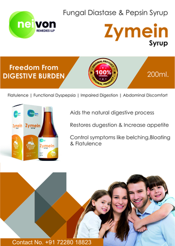 Fungal Diastase with pepsin syrup 200ml