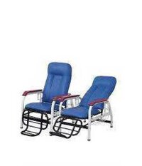 Blood Transfusion Chair - Pvc Artificial Leather, 70x77x108 Cm , Epoxy Powder Coated With Adjustable Rotatable Design