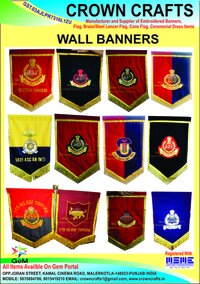 Embroidery Bunting Flag - Durable Fabric, Custom Sizes Available, Vivid Colors For Paramilitary Forces Display | Perfect For Crpf And Bsf Events