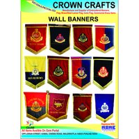 Embroidery Bunting Flag - Durable Fabric, Custom Sizes Available, Vivid Colors For Paramilitary Forces Display | Perfect For Crpf And Bsf Events