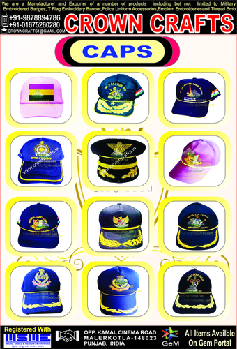 embroidery visor peak and air forces badges