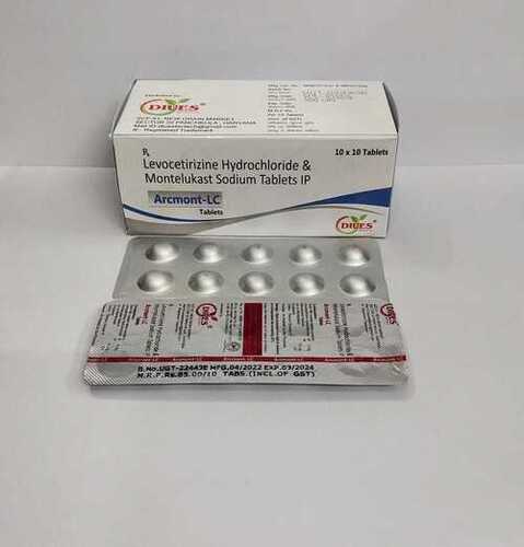 Levocetirizine 5mg   Montelukast  10 mg