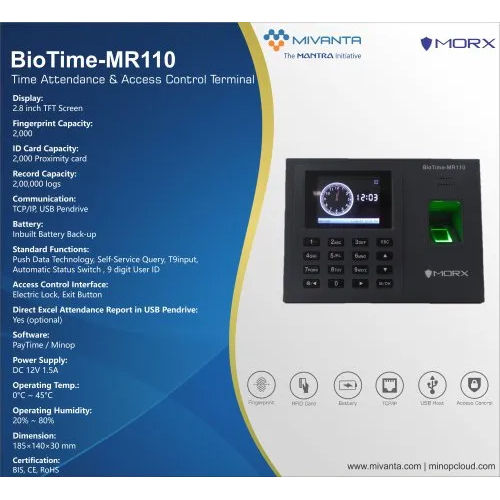 Mantra BioTime - MR110