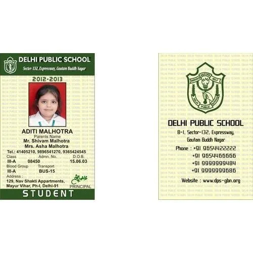 Digital Print I D Card