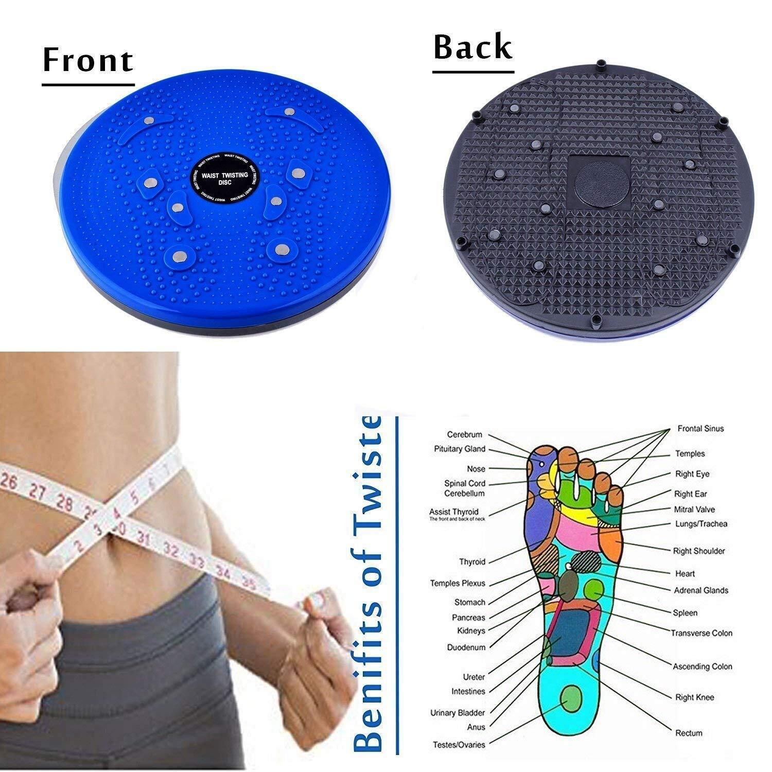 Tummy Twister Acupressure Twister (Magnets) Useful for Figure Tone up Magnetic Twisting Machine Tummy Twister Abdominal Trimmer Waist Trimmer