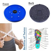 Tummy Twister Acupressure Twister (Magnets) Useful for Figure Tone up Magnetic Twisting Machine Tummy Twister Abdominal Trimmer Waist Trimmer
