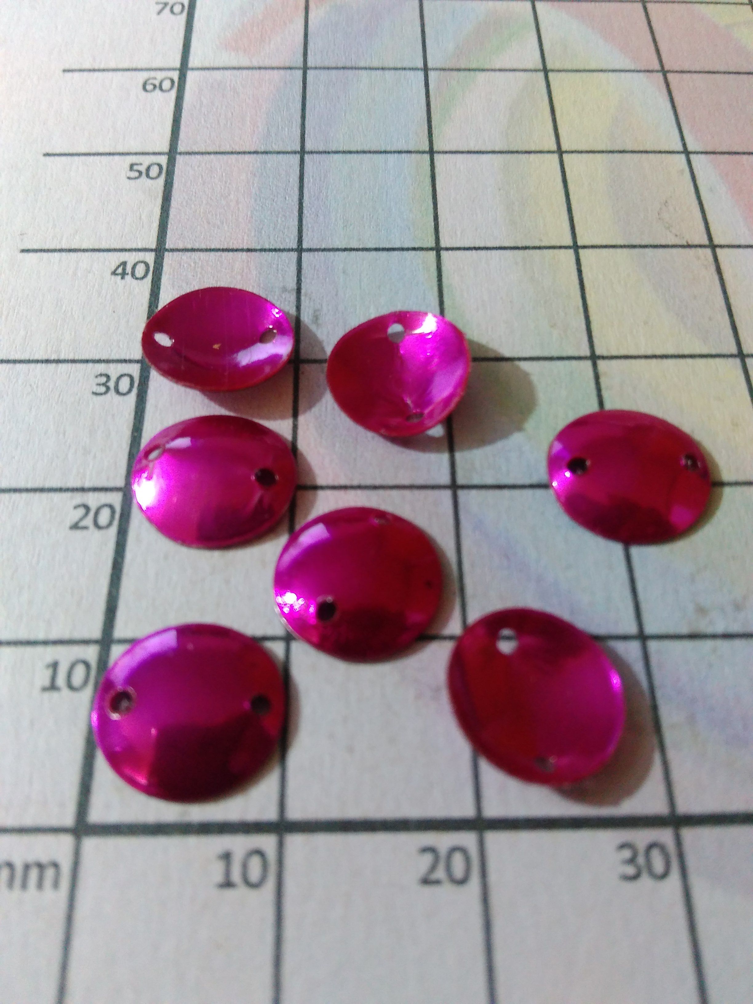 18 Mm Egg Shaped Sequin