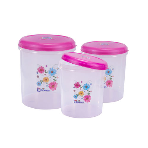 22Ltr Plain Container Coral Set