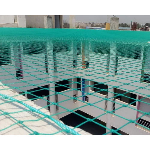 Hdpe Building Cover Safety Net - Color: White