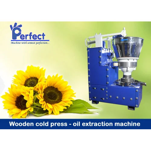 Blue Automatic Cold Press Oil Machine