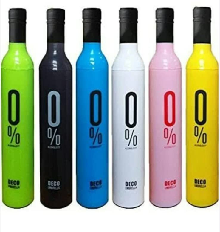 Bottle Umbrella Beautiful Strong Hidden Folding Umbrella