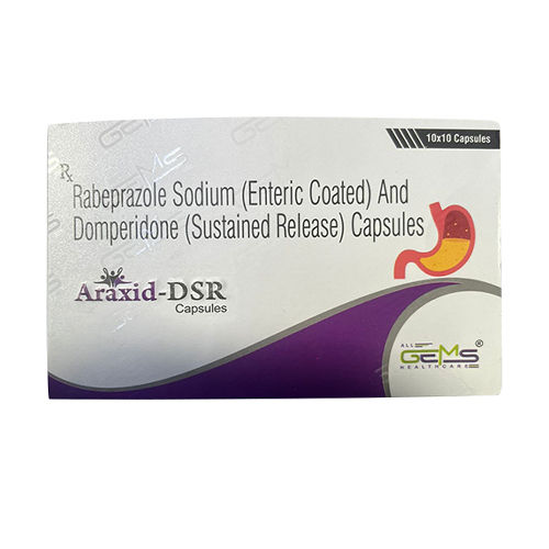 Rabeprazole Sodium Enteric Coated And Domeperidone Sustained Release Capsules