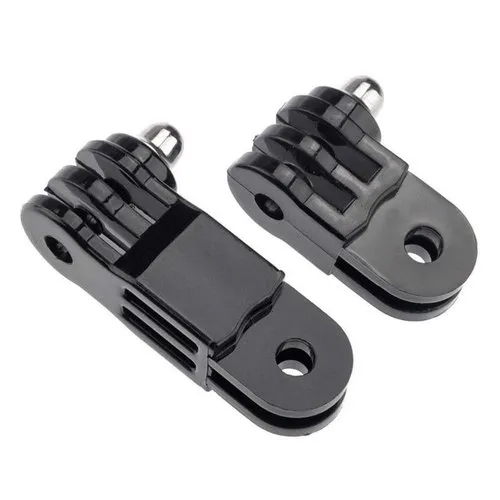 Long And Short Straight Joint Tripod Mount - ABS Material , Adjustable Size Options - Sleek Black Finish, Corrosion-Resistant, Indoor/Outdoor Use